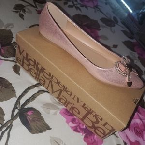Pink flats